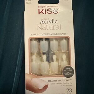 FREE WITH PURCHASE $10 or more! Kiss Salon Acrylic Natural Press-On Nails